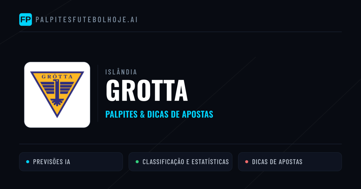 Grotta Palpites & Estatísticas