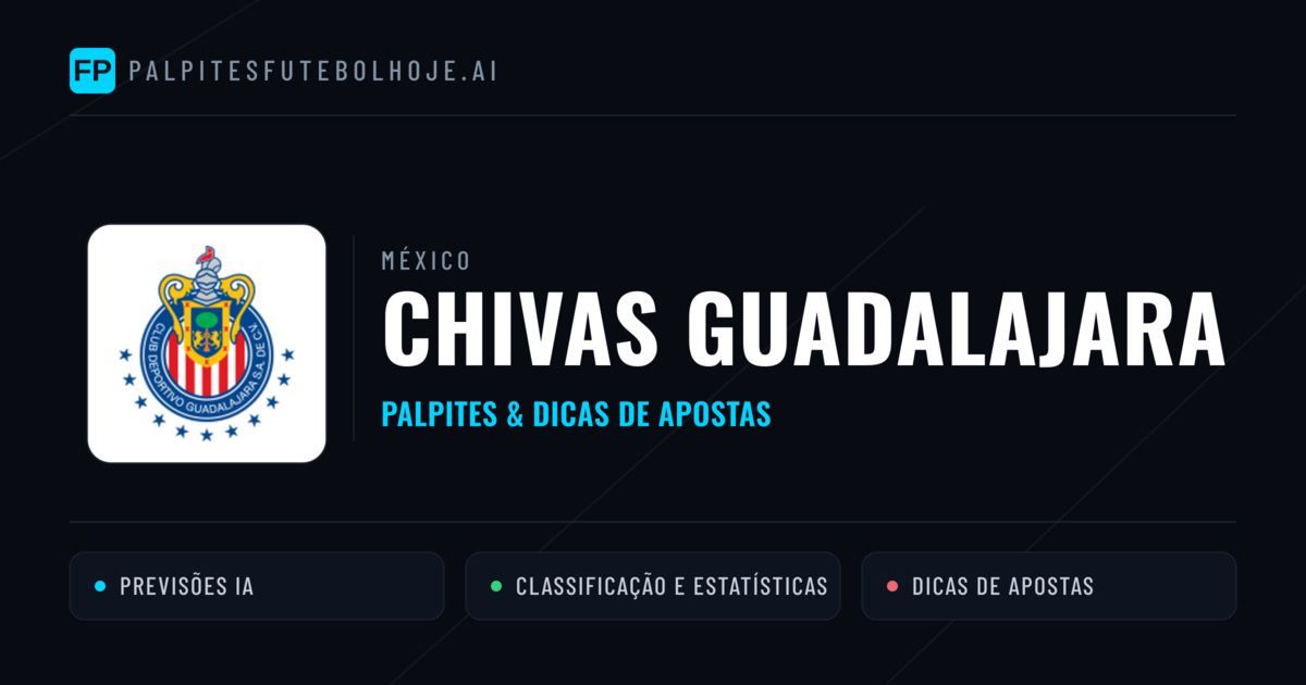 Chivas Guadalajara Palpites & Estatísticas