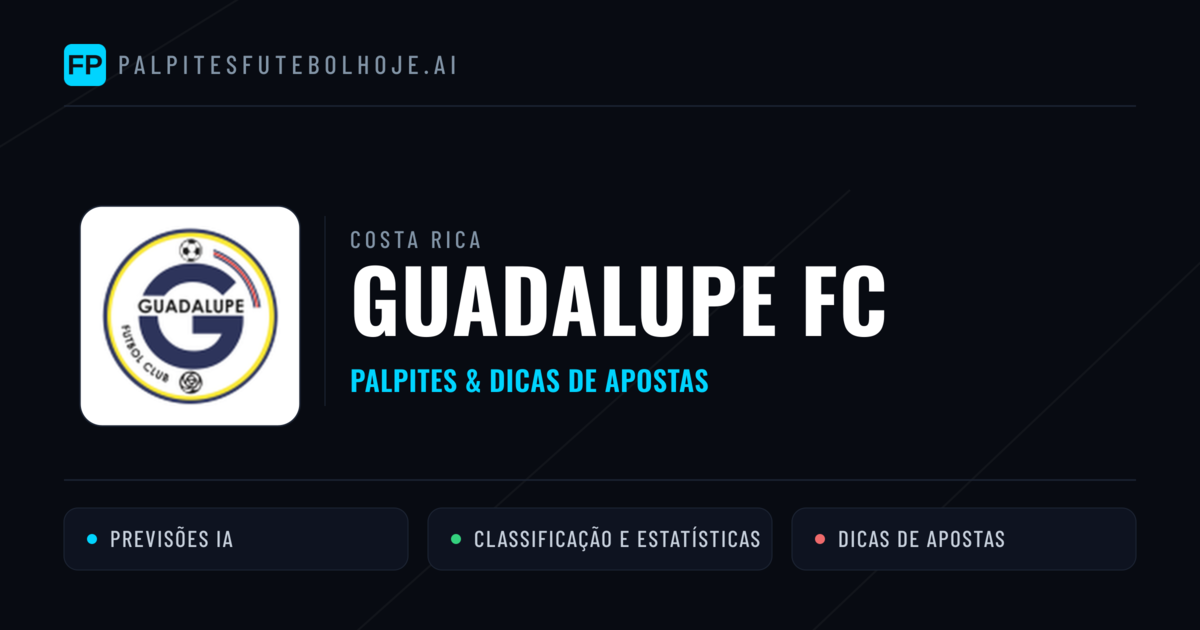 Guadalupe FC Palpites & Estatísticas