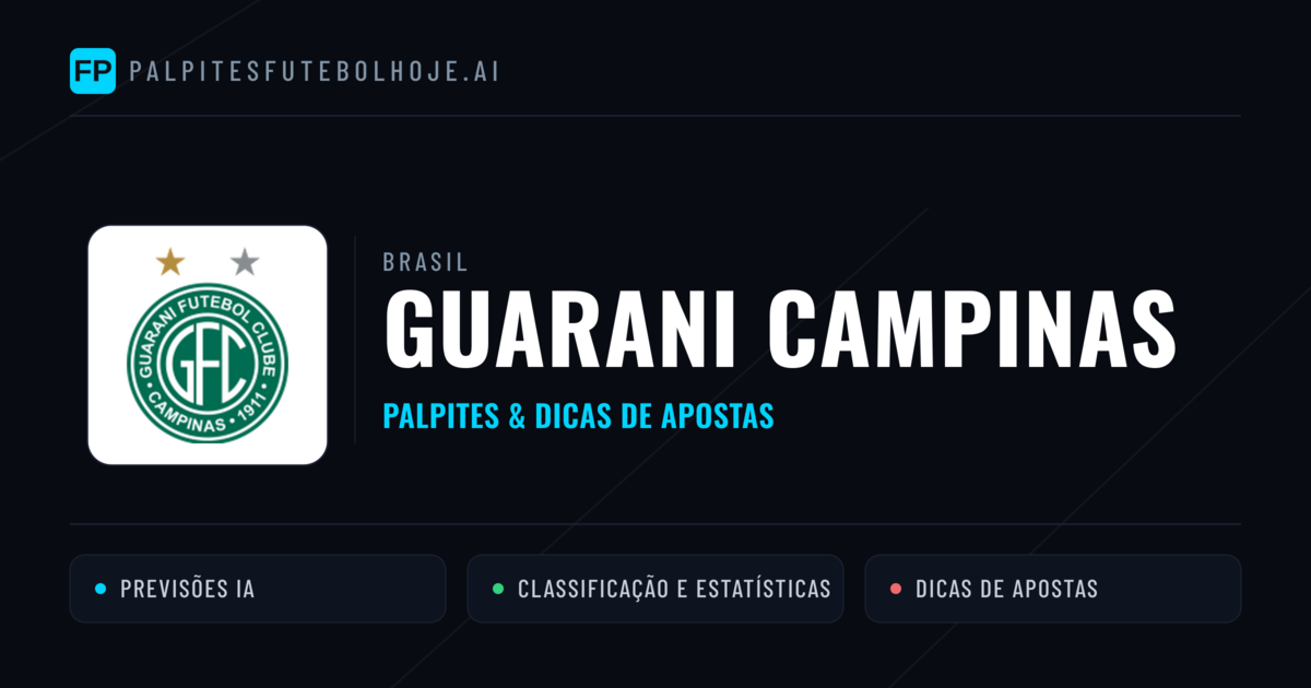 Guarani Campinas Palpites & Estatísticas