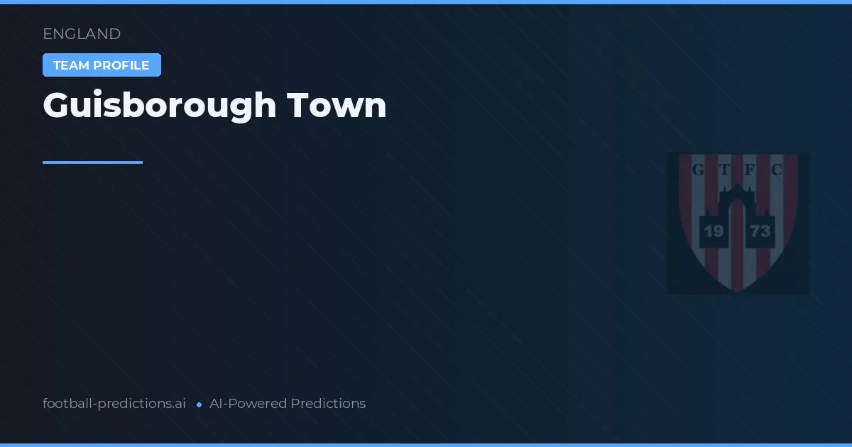 Guisborough Town Palpites & Estatísticas