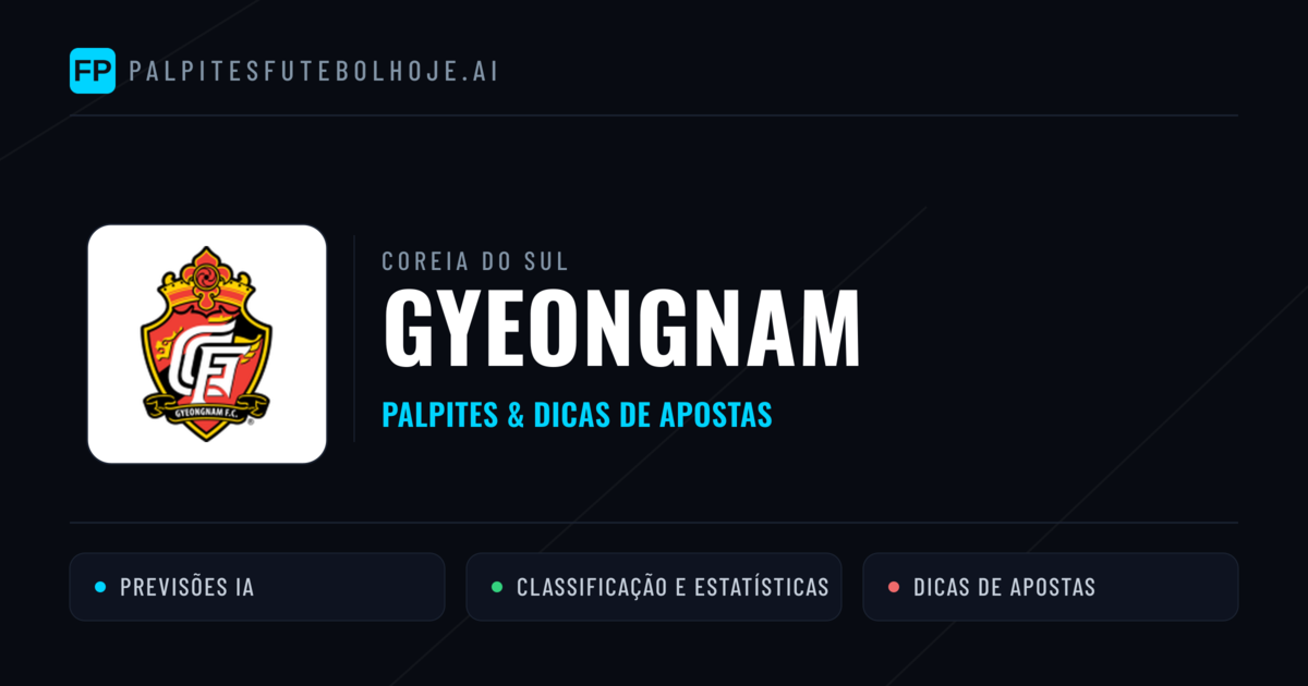 Gyeongnam Palpites & Estatísticas