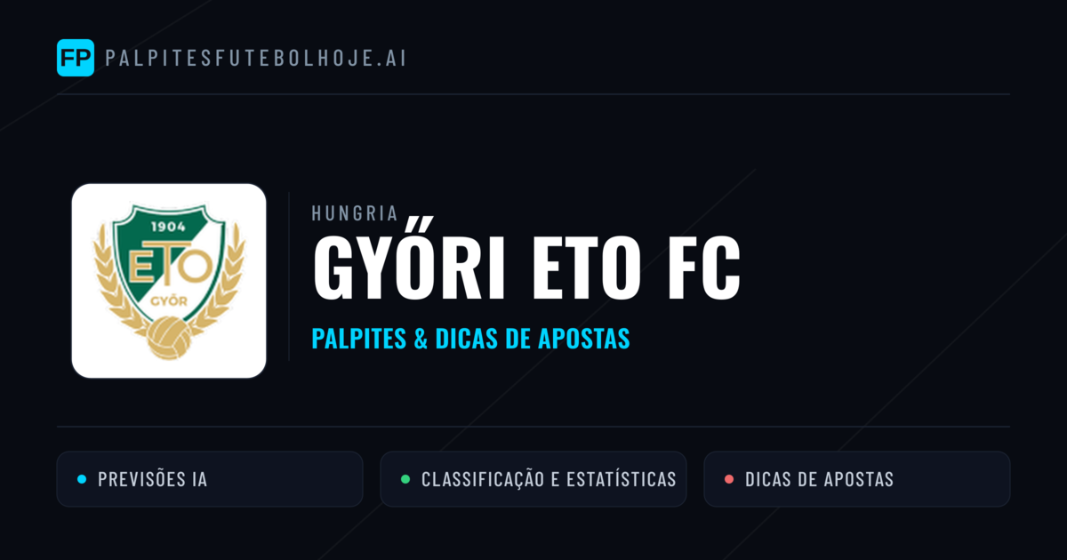 Győri ETO FC Palpites & Estatísticas