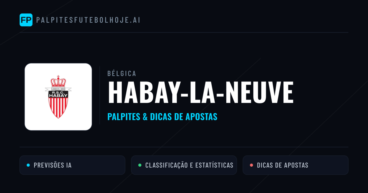 Habay-la-Neuve Palpites & Estatísticas
