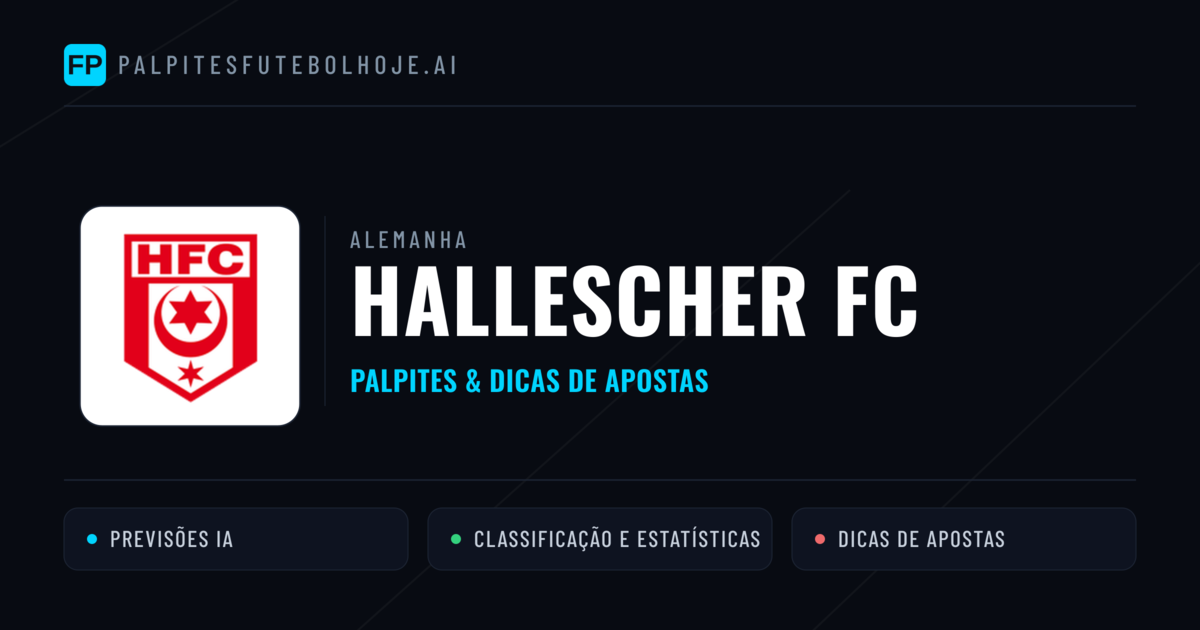 Hallescher FC Palpites & Estatísticas