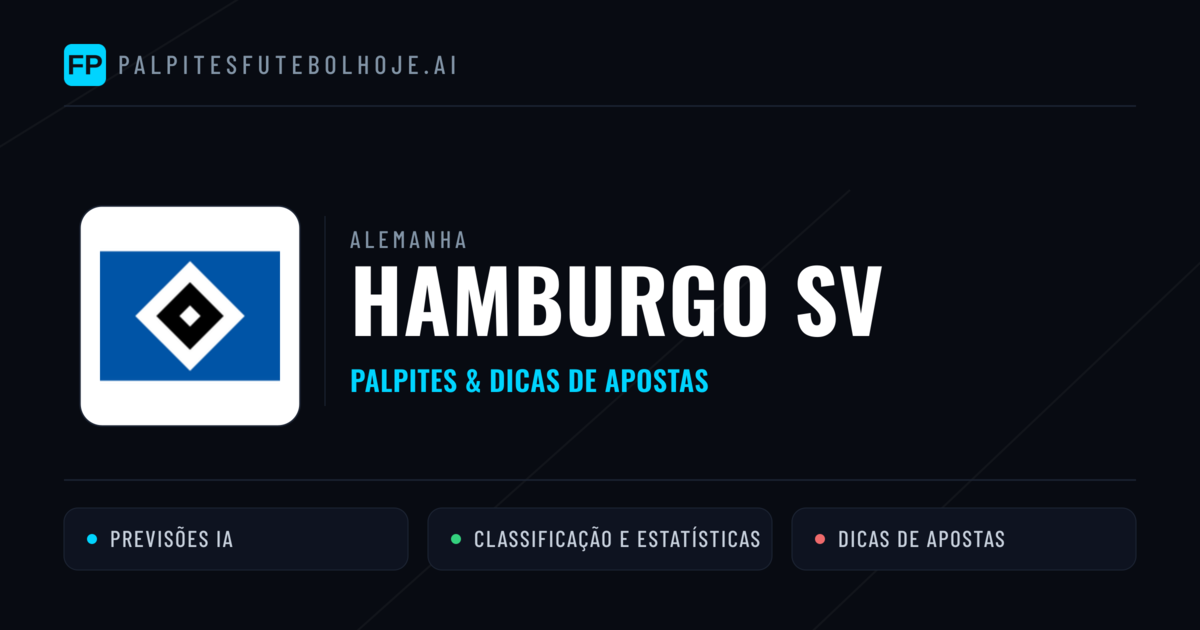 Hamburgo SV Palpites & Estatísticas