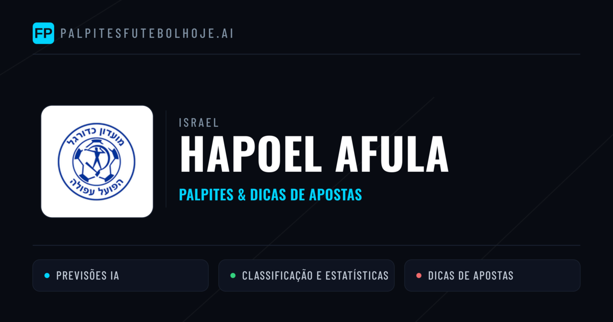 Hapoel Afula Palpites & Estatísticas