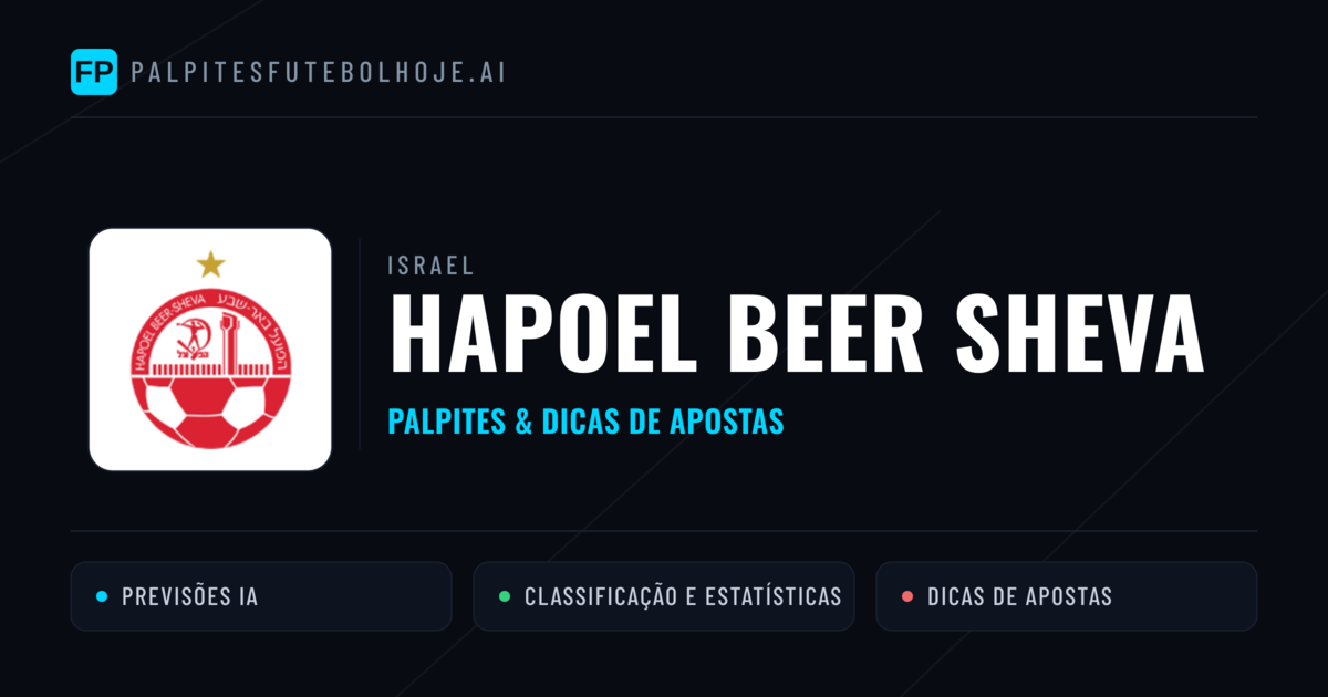 Hapoel Beer Sheva Palpites & Estatísticas