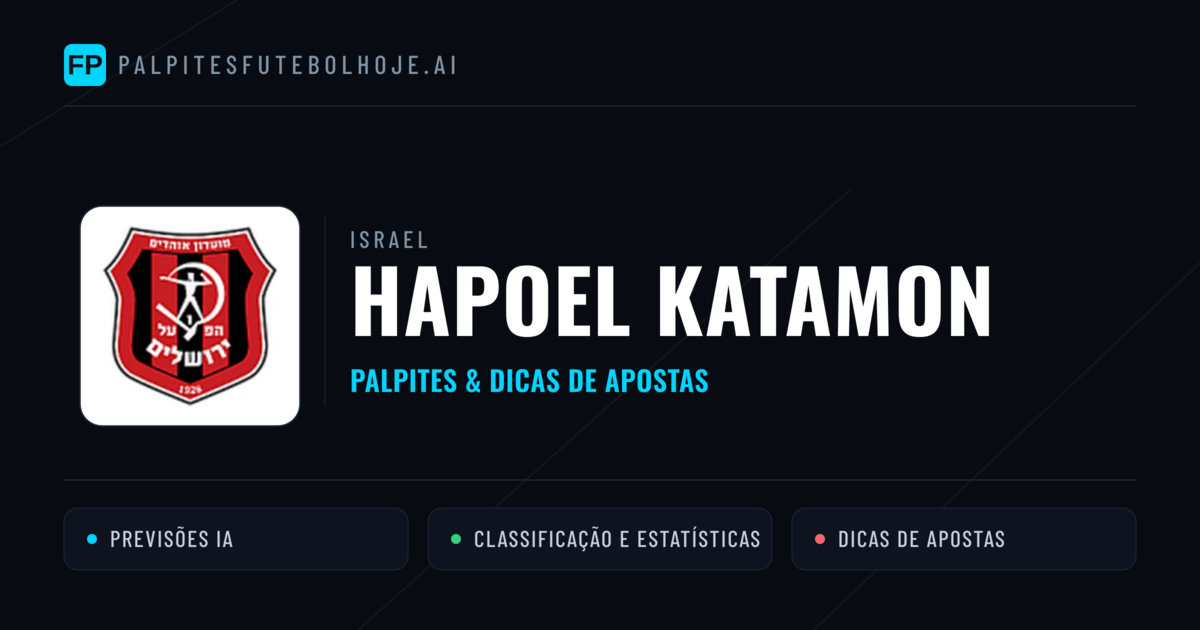 Hapoel Katamon Palpites & Estatísticas