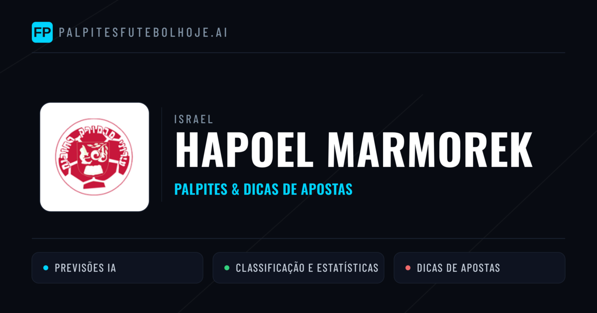 Hapoel Marmorek Palpites & Estatísticas