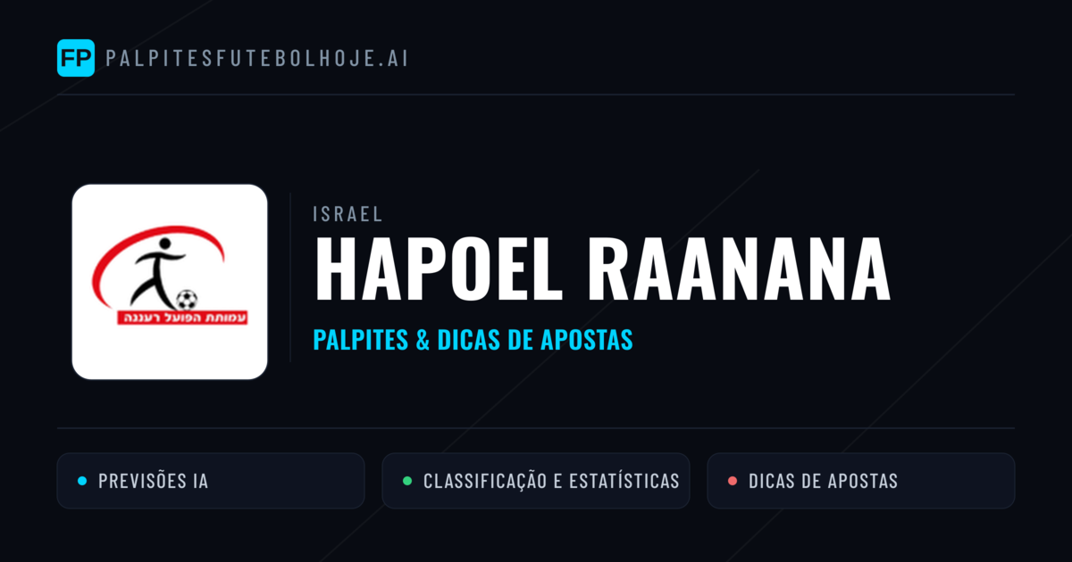 Hapoel Raanana Palpites & Estatísticas