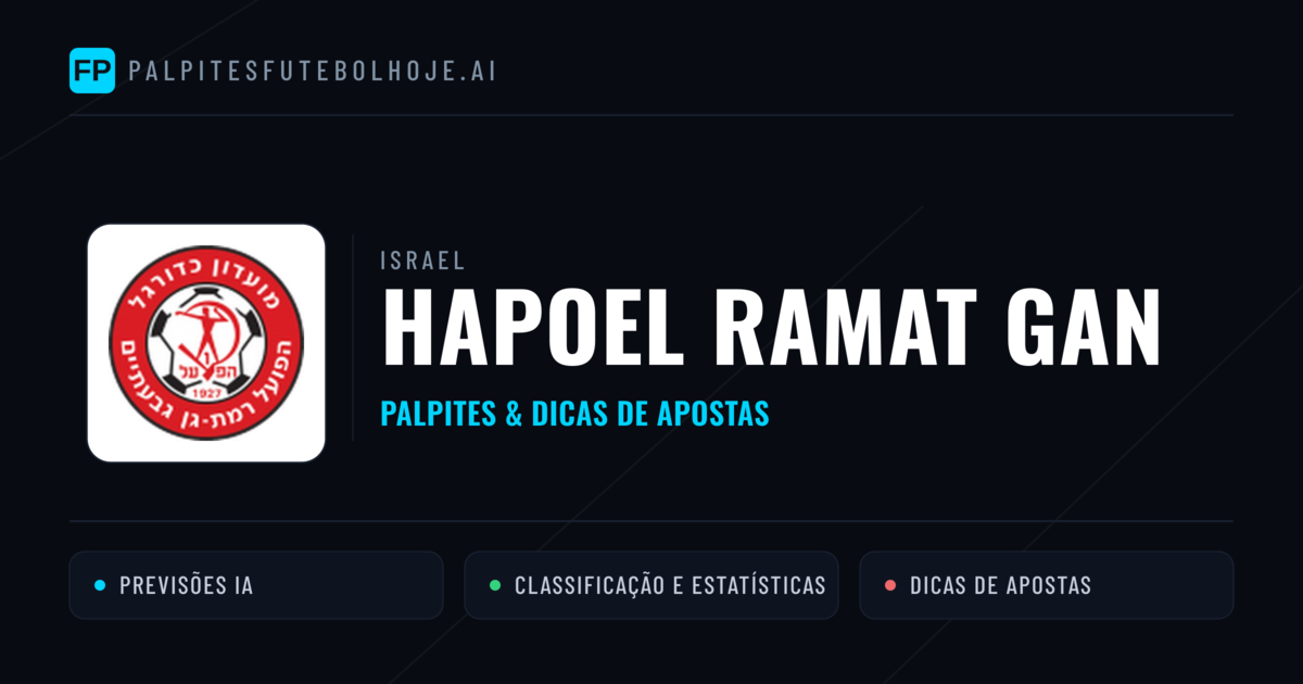 Hapoel Ramat Gan Palpites & Estatísticas