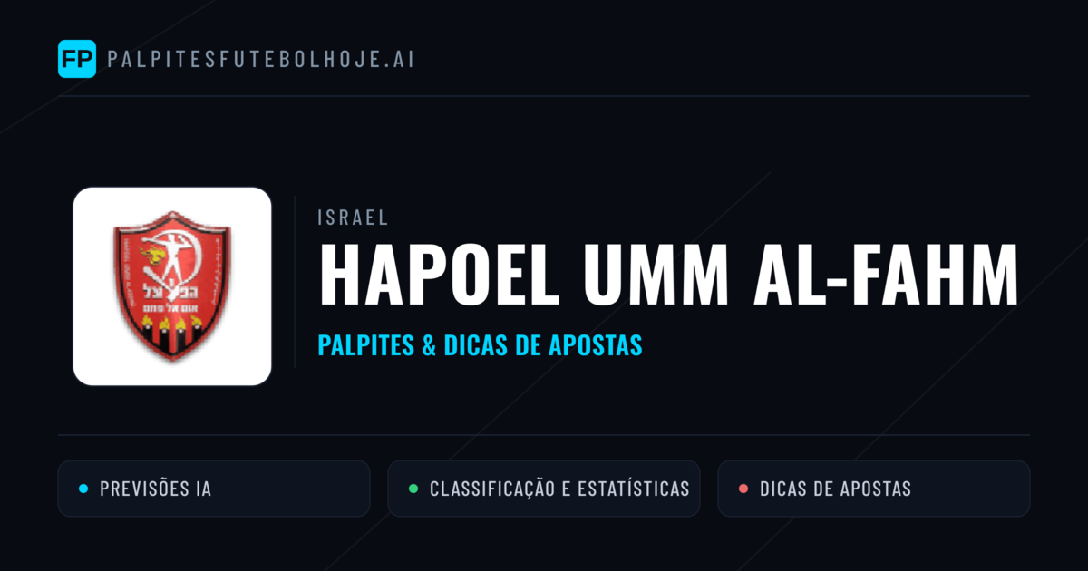 Hapoel Umm al-Fahm Palpites & Estatísticas