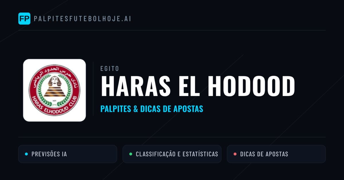 Haras El Hodood Palpites & Estatísticas