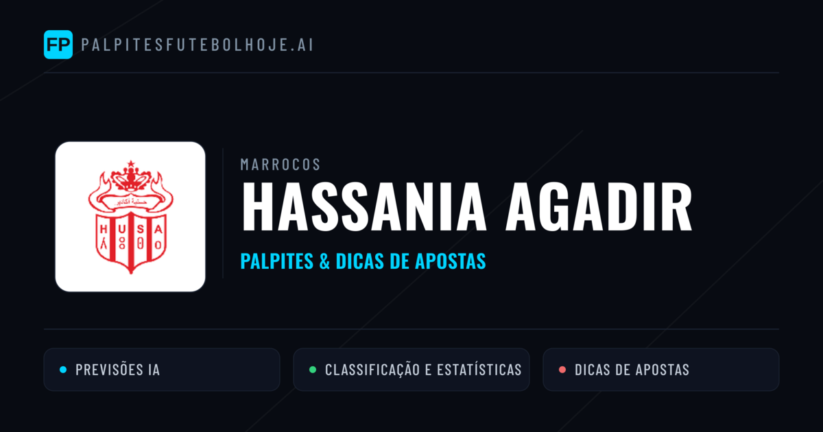 Hassania Agadir Palpites & Estatísticas