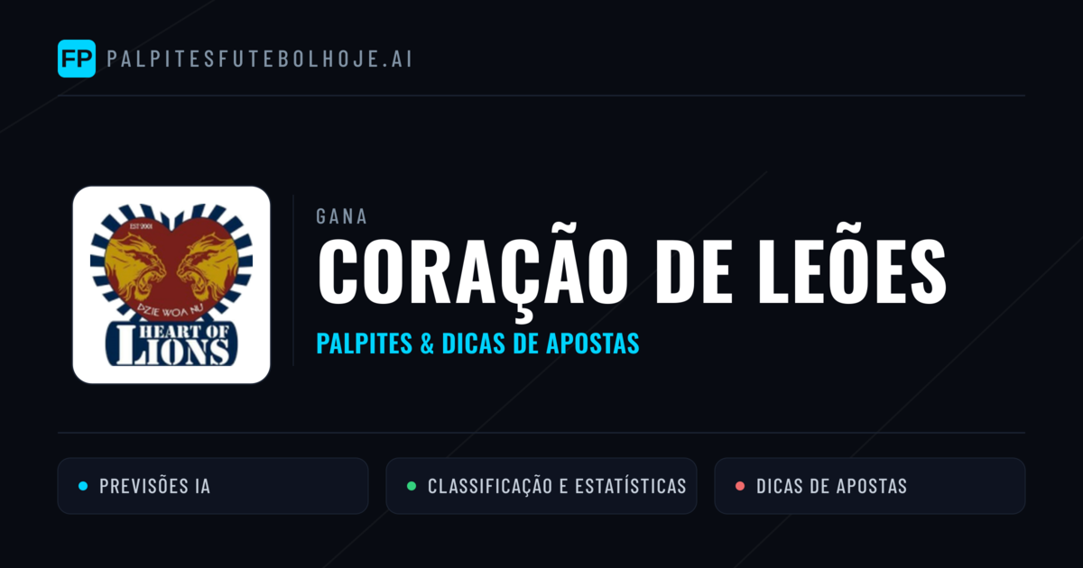 Coração de Leões Palpites & Estatísticas