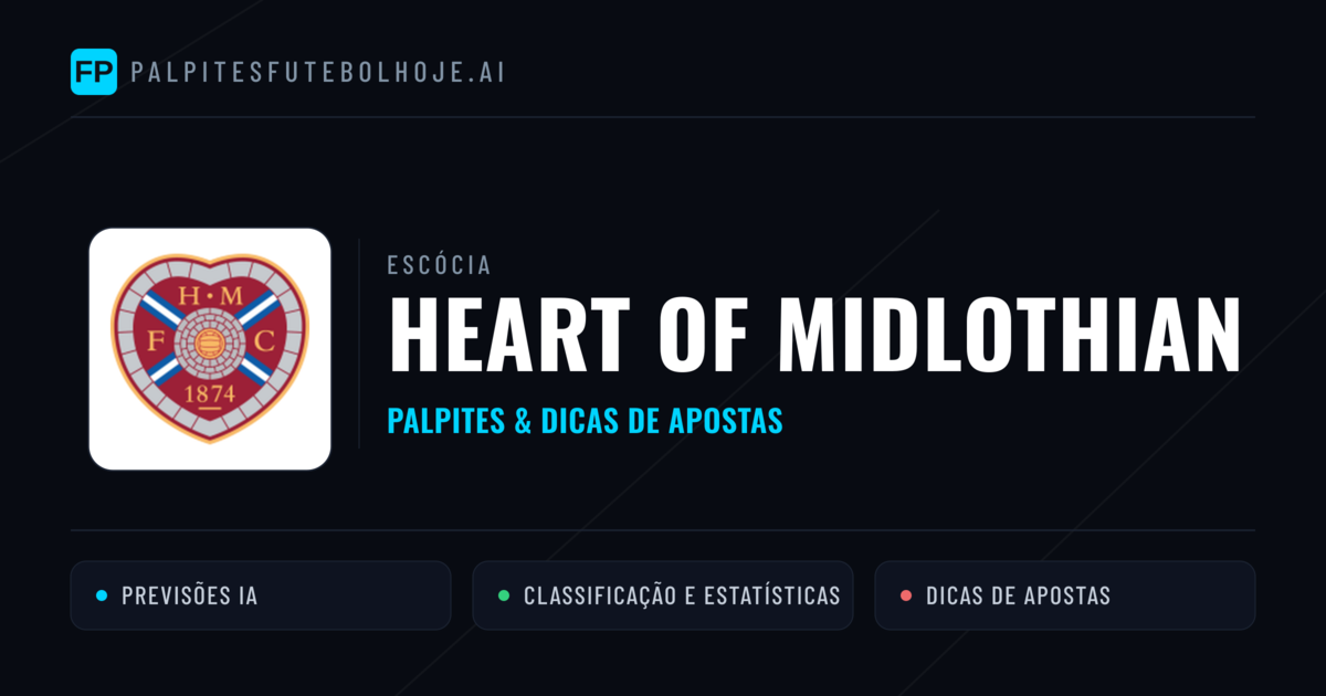 Heart of Midlothian Palpites & Estatísticas