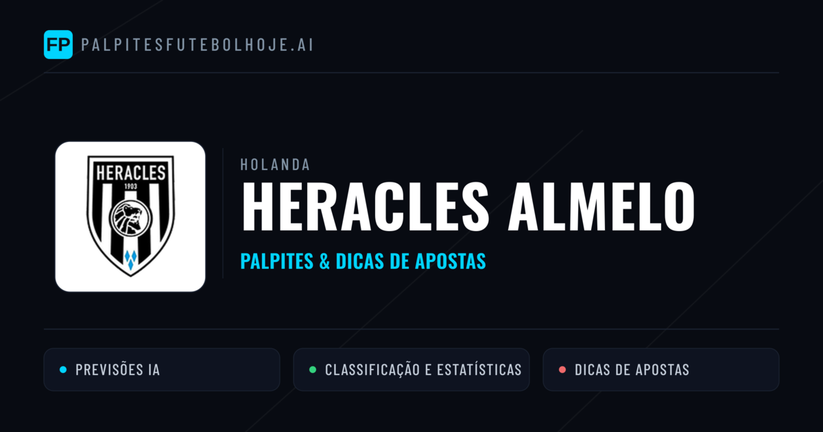 Heracles Almelo Palpites & Estatísticas