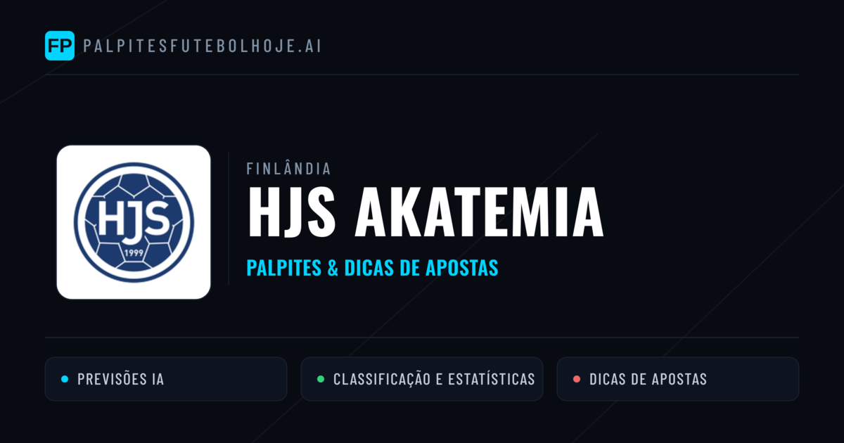 HJS Akatemia Palpites & Estatísticas