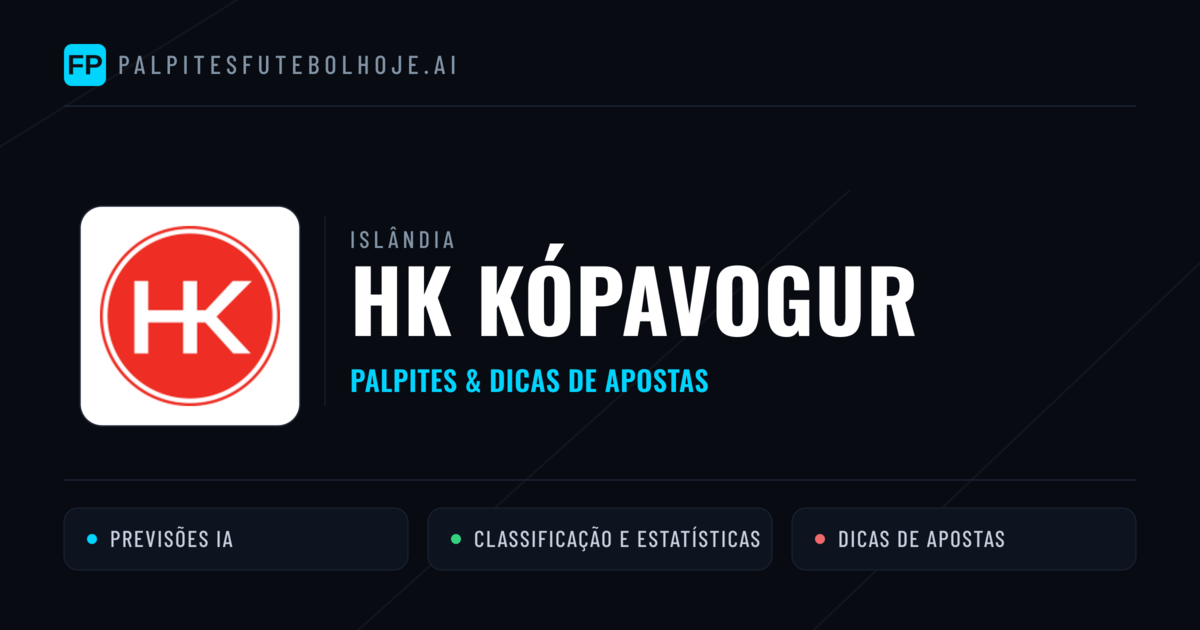 HK Kópavogur Palpites & Estatísticas