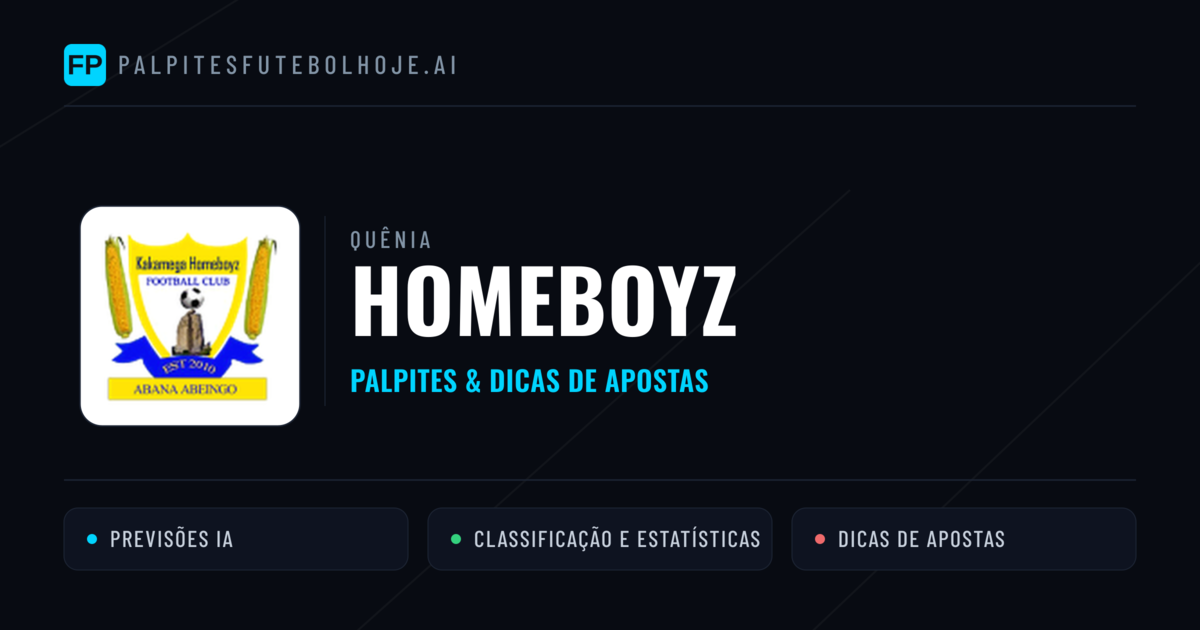 Homeboyz Palpites & Estatísticas