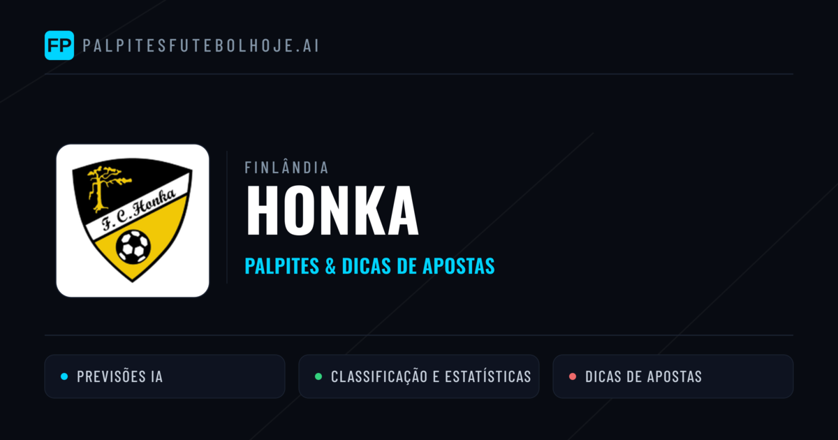 Honka Palpites & Estatísticas
