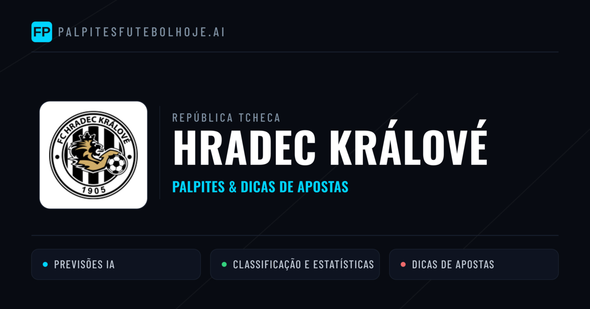 Hradec Králové Palpites & Estatísticas