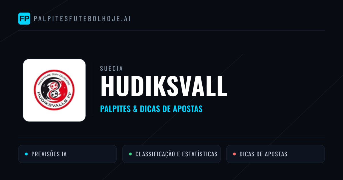 Hudiksvall Palpites & Estatísticas