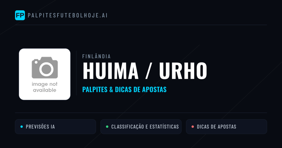 Huima / Urho Palpites & Estatísticas