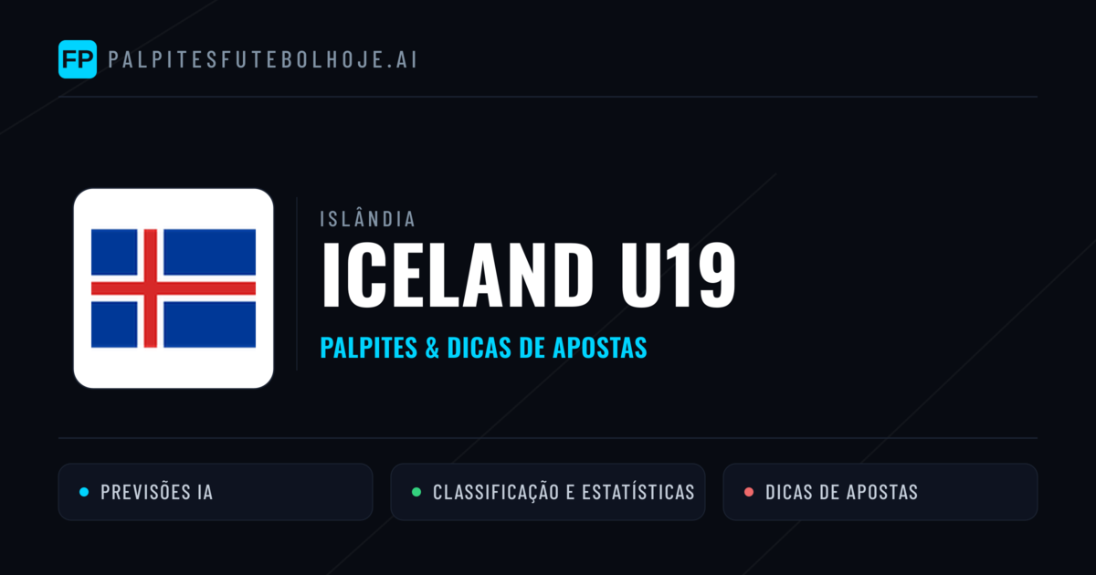 Iceland U19 Palpites & Estatísticas