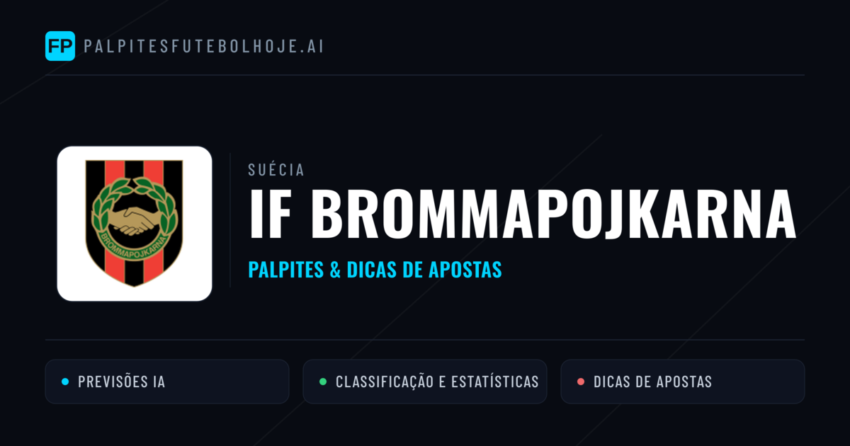 IF Brommapojkarna Palpites & Estatísticas