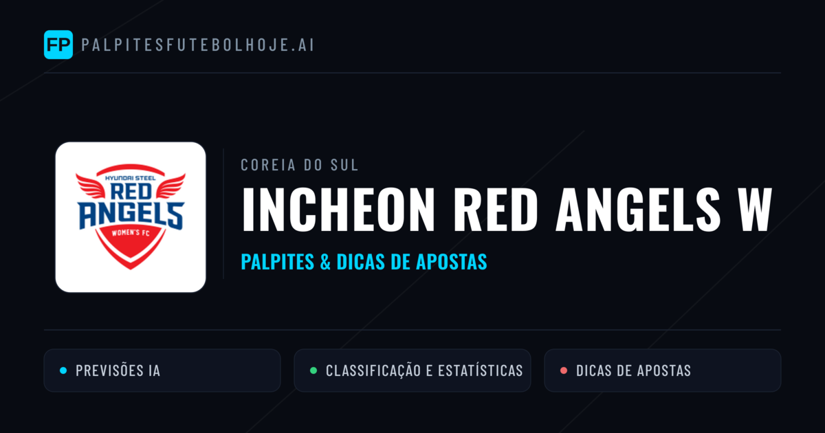 Incheon Red Angels W Palpites & Estatísticas