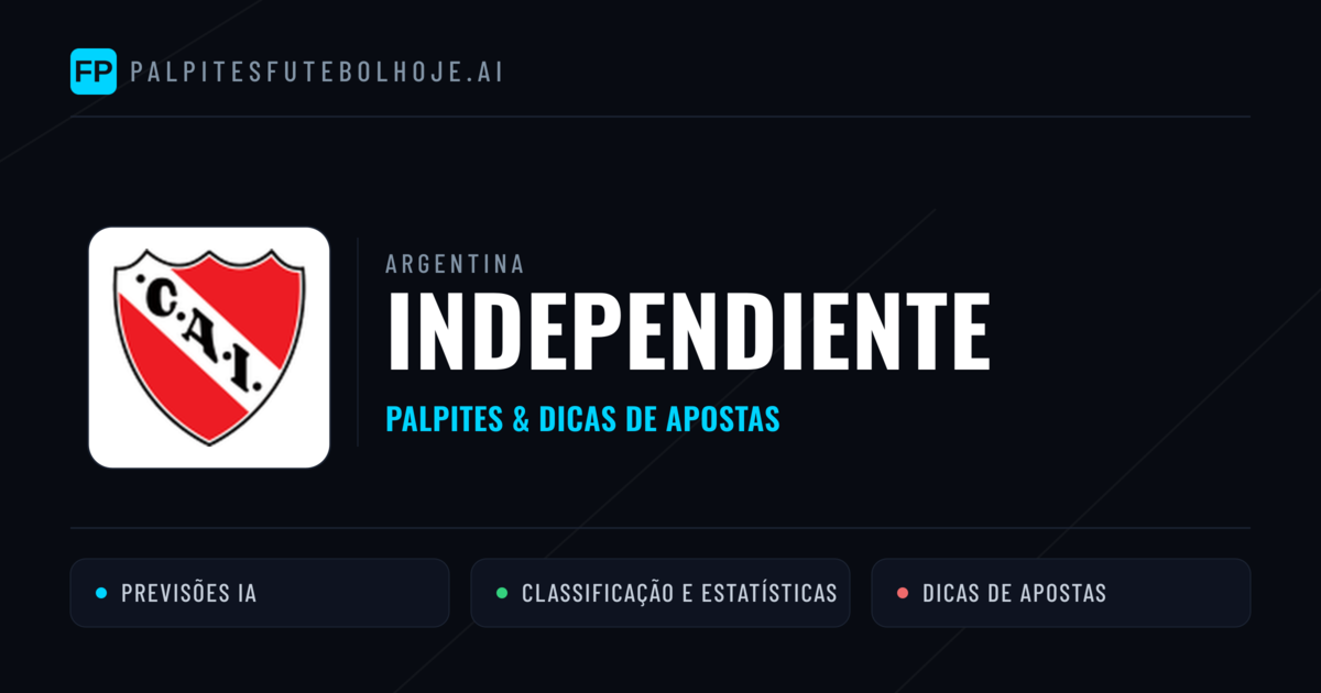 Independiente Palpites & Estatísticas