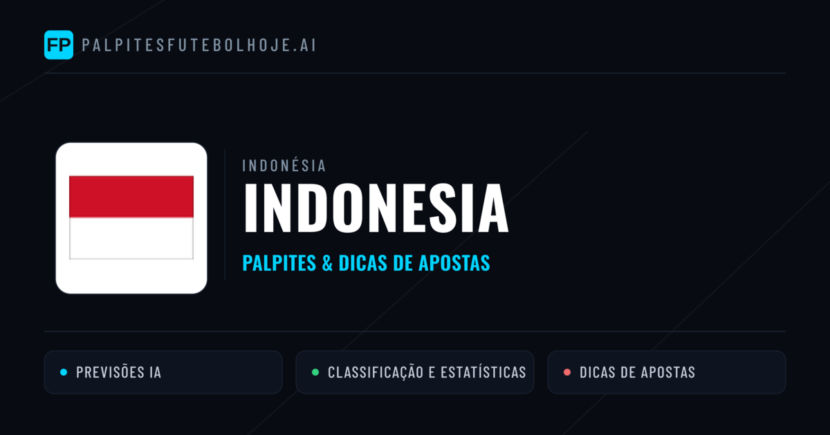 Indonesia Palpites & Estatísticas