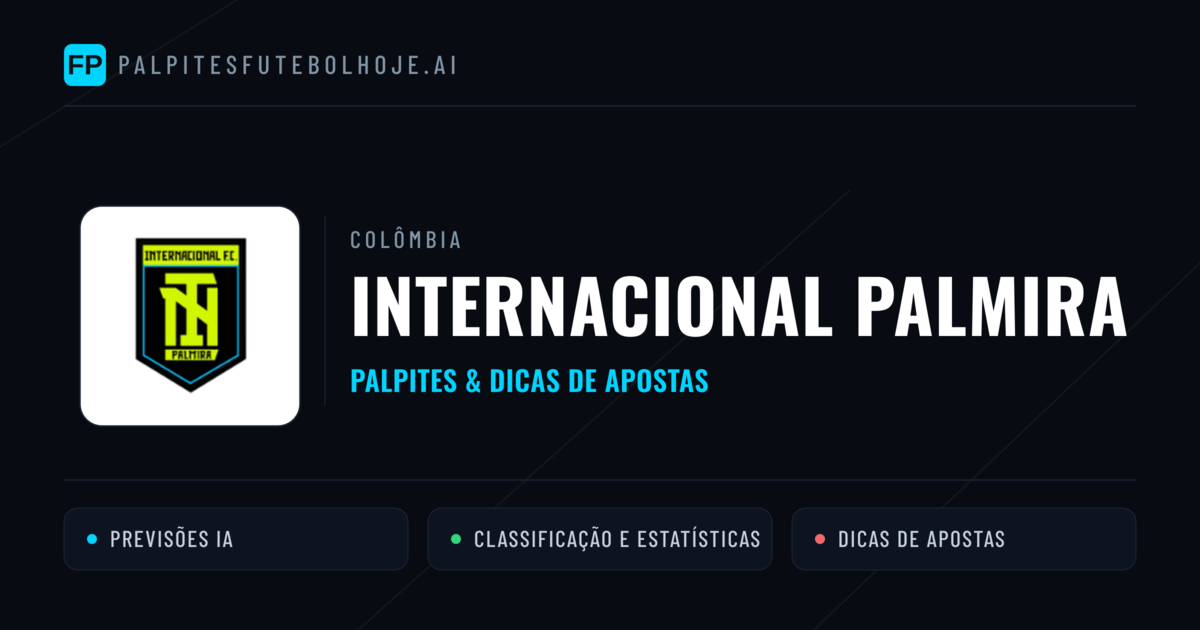 Internacional Palmira Palpites & Estatísticas