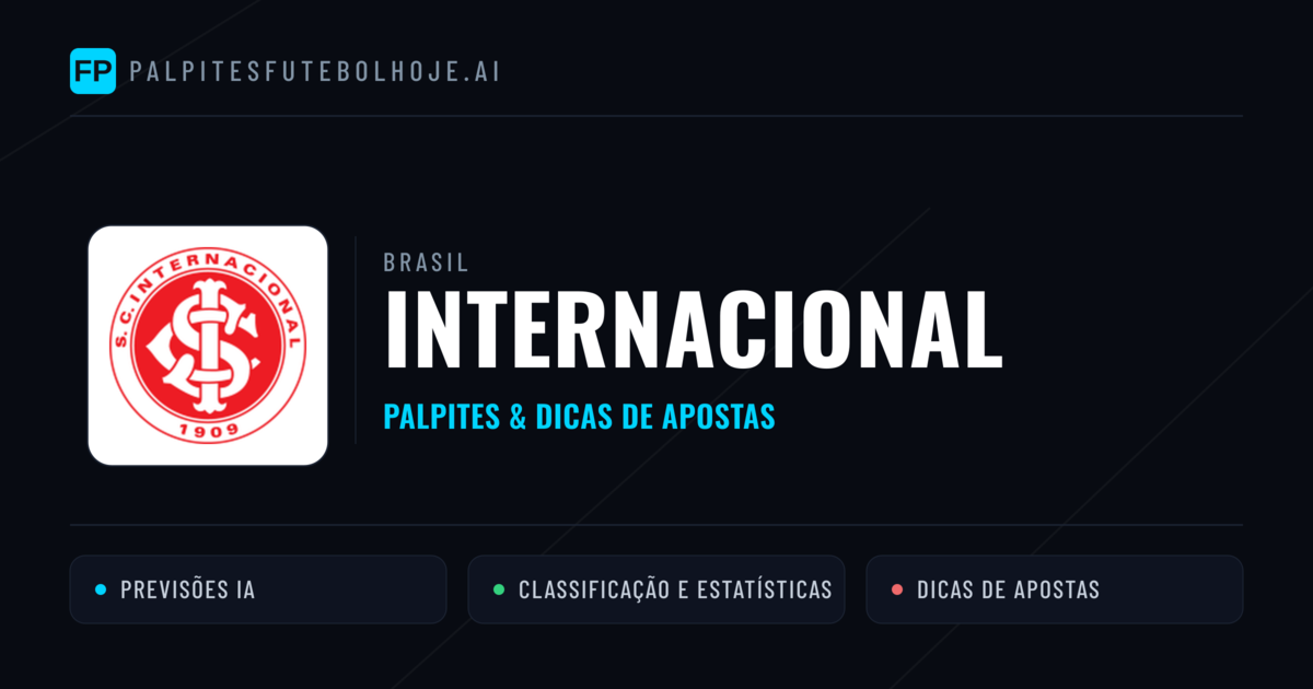 Internacional Palpites & Estatísticas