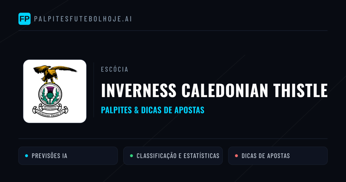 Inverness Caledonian Thistle Palpites & Estatísticas