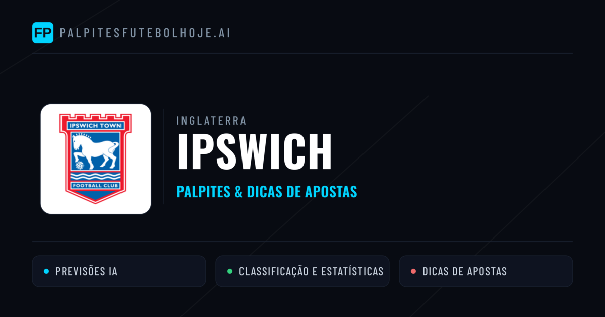 Ipswich Palpites & Estatísticas