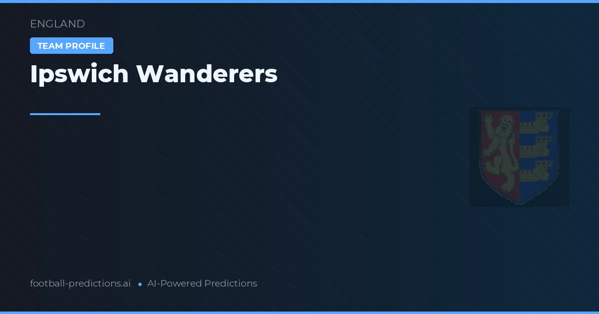 Ipswich Wanderers Palpites & Estatísticas