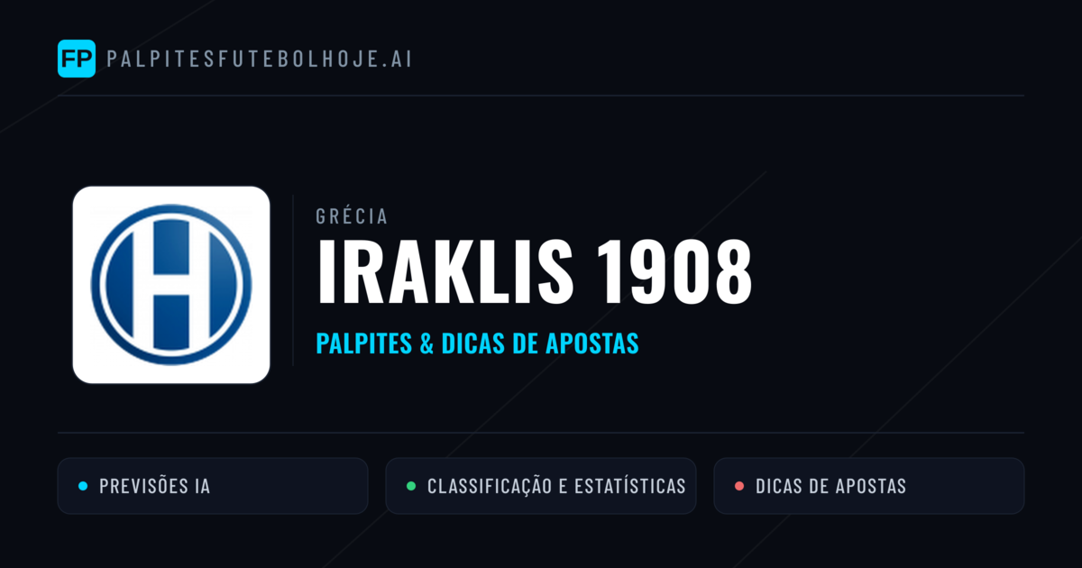 Iraklis 1908 Palpites & Estatísticas