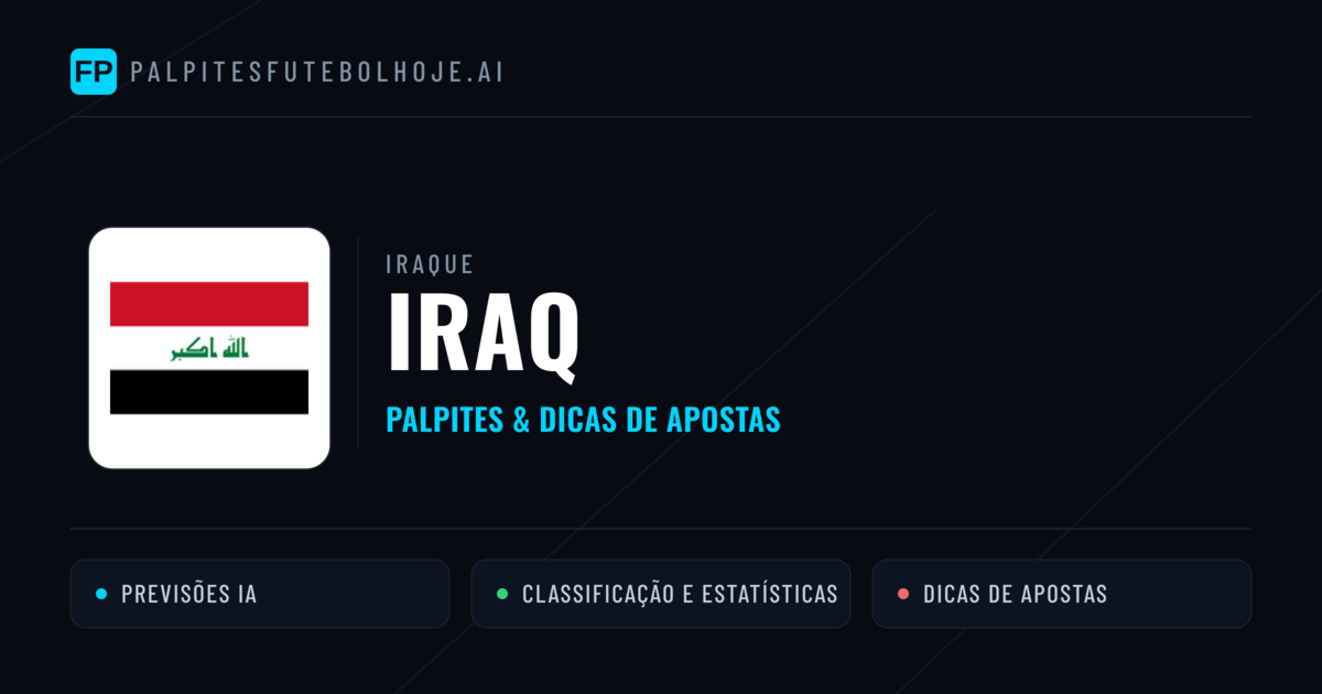 Iraq Palpites & Estatísticas