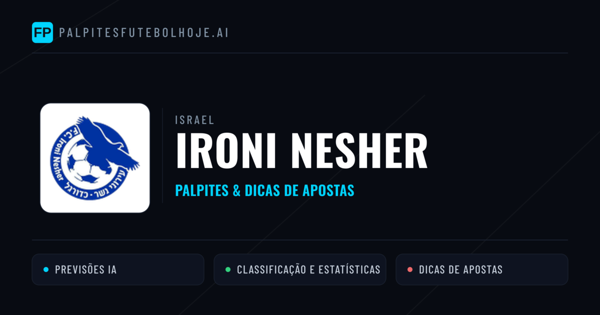 Ironi Nesher Palpites & Estatísticas