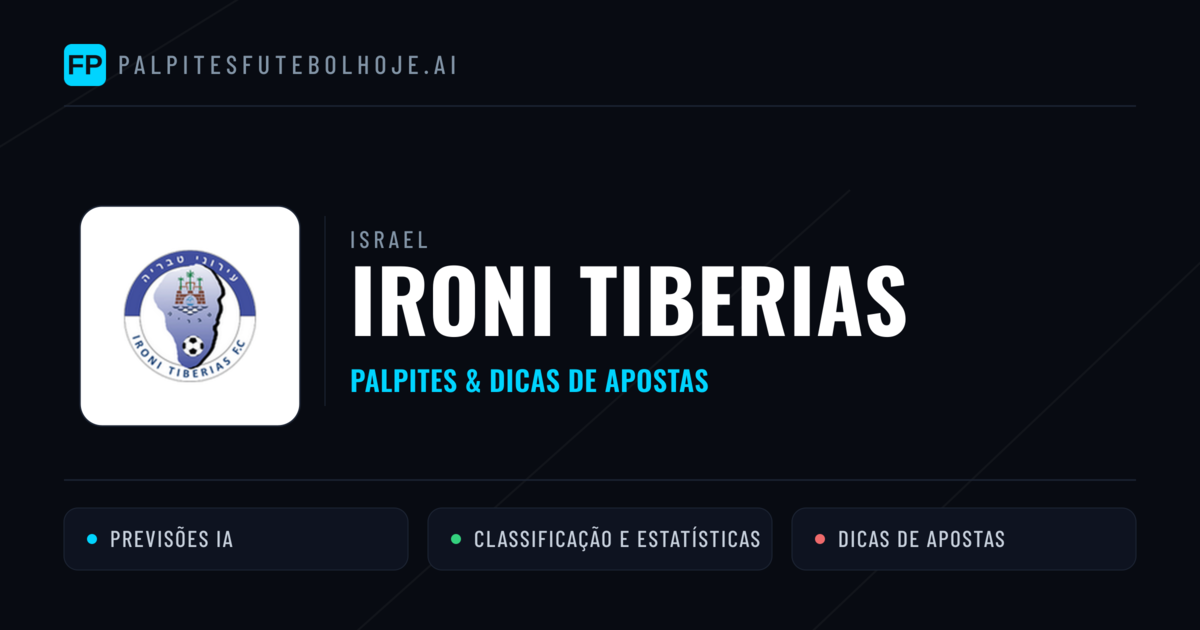 Ironi Tiberias Palpites & Estatísticas