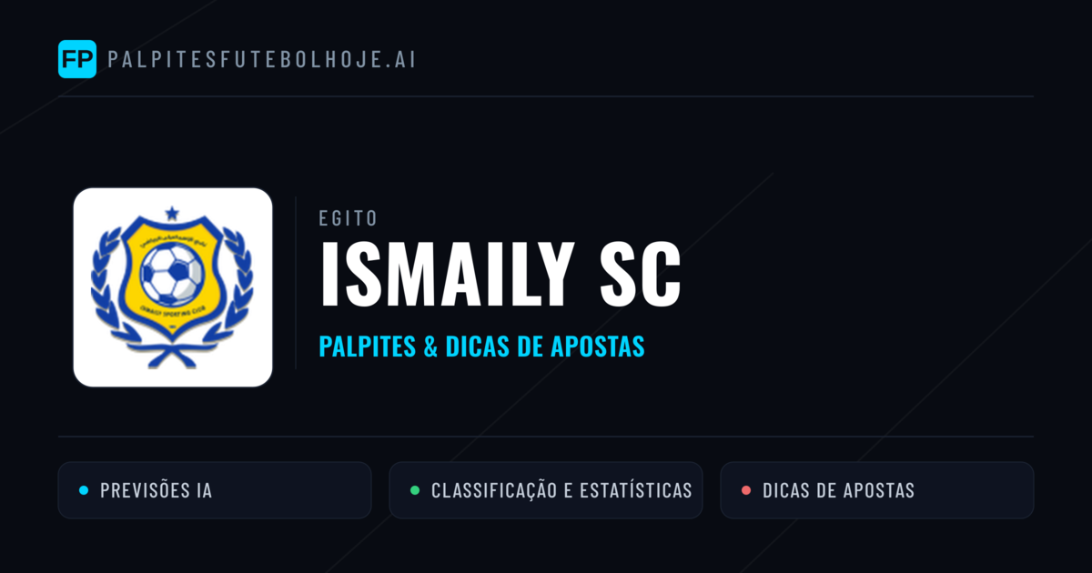 Ismaily SC Palpites & Estatísticas