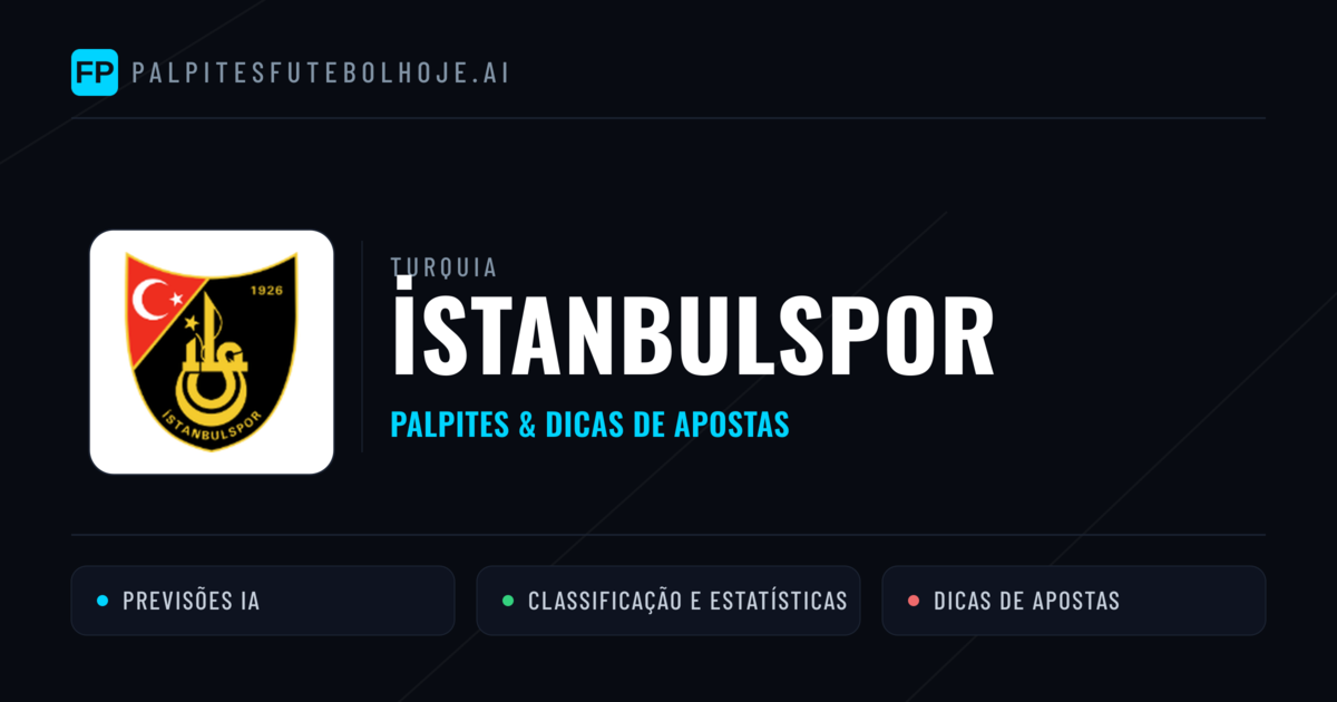 İstanbulspor Palpites & Estatísticas