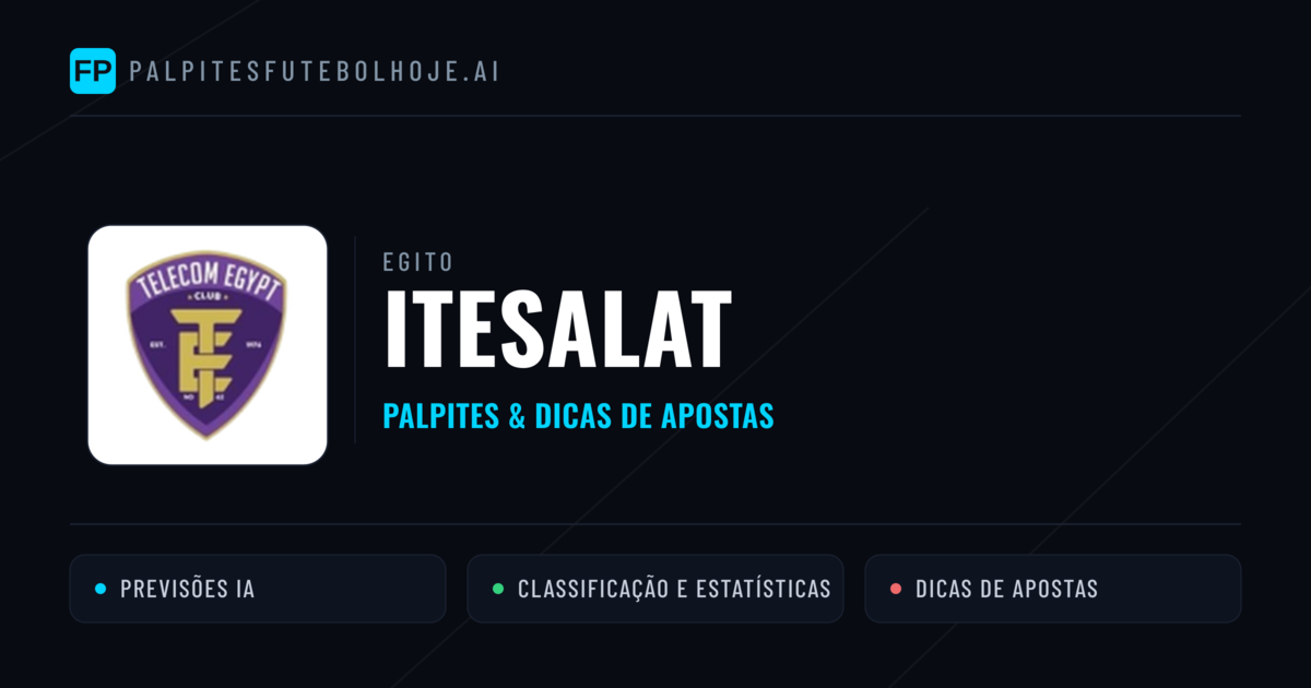 Itesalat Palpites & Estatísticas