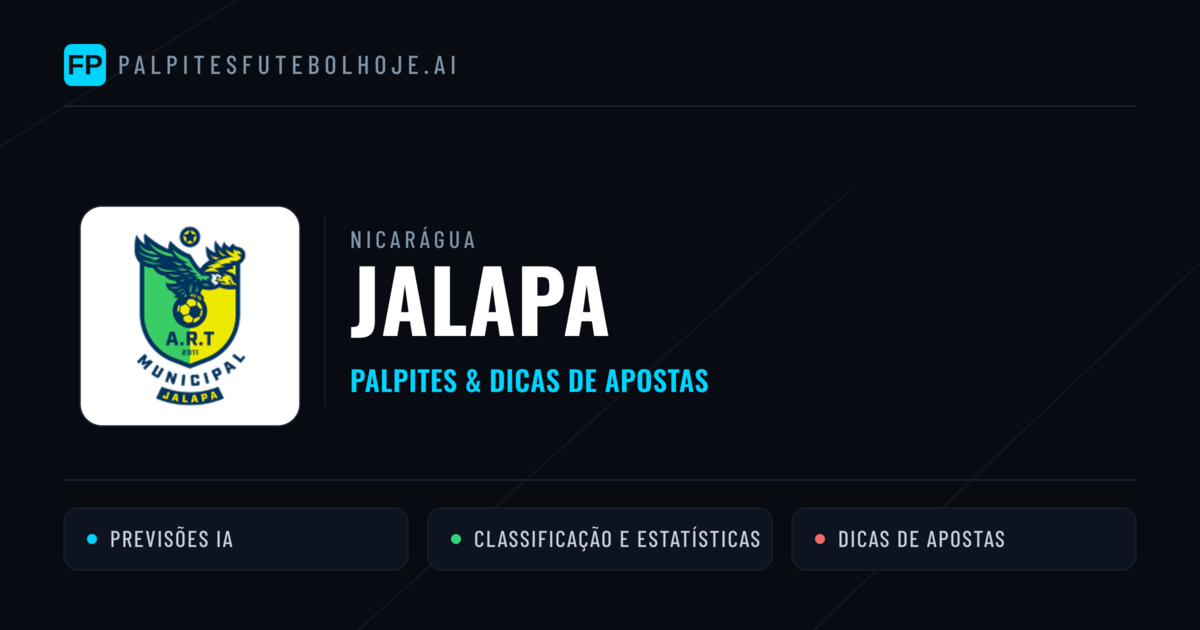 Jalapa Palpites & Estatísticas