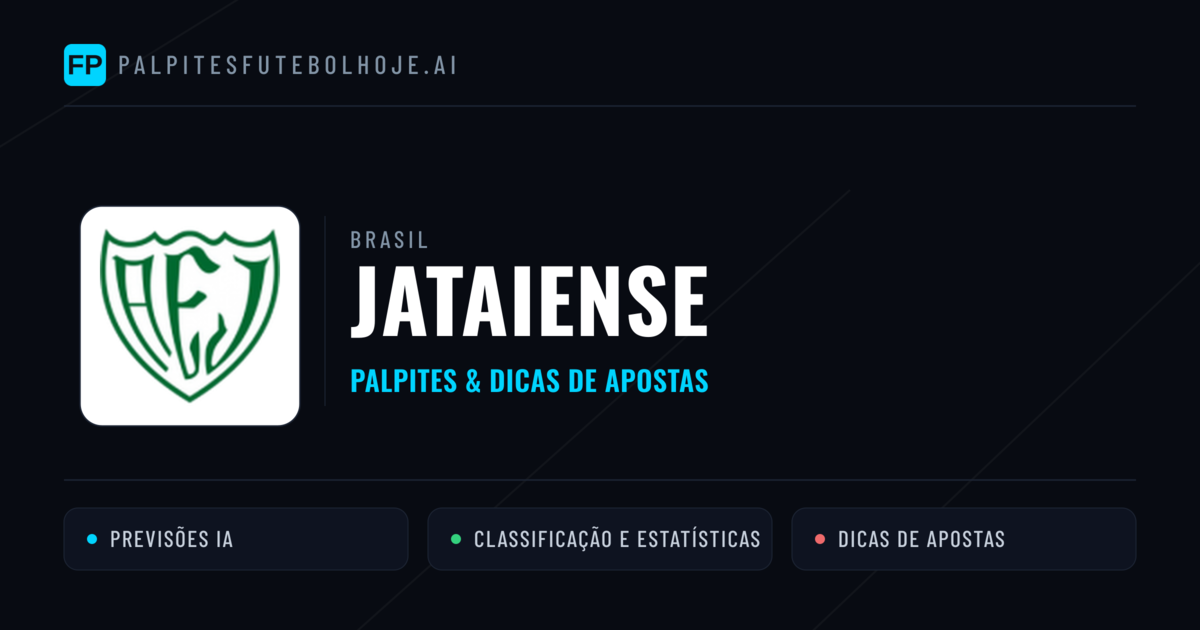 Jataiense Palpites & Estatísticas