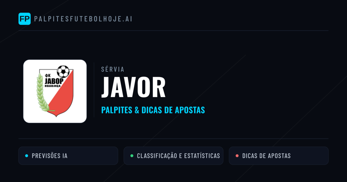 Javor Palpites & Estatísticas