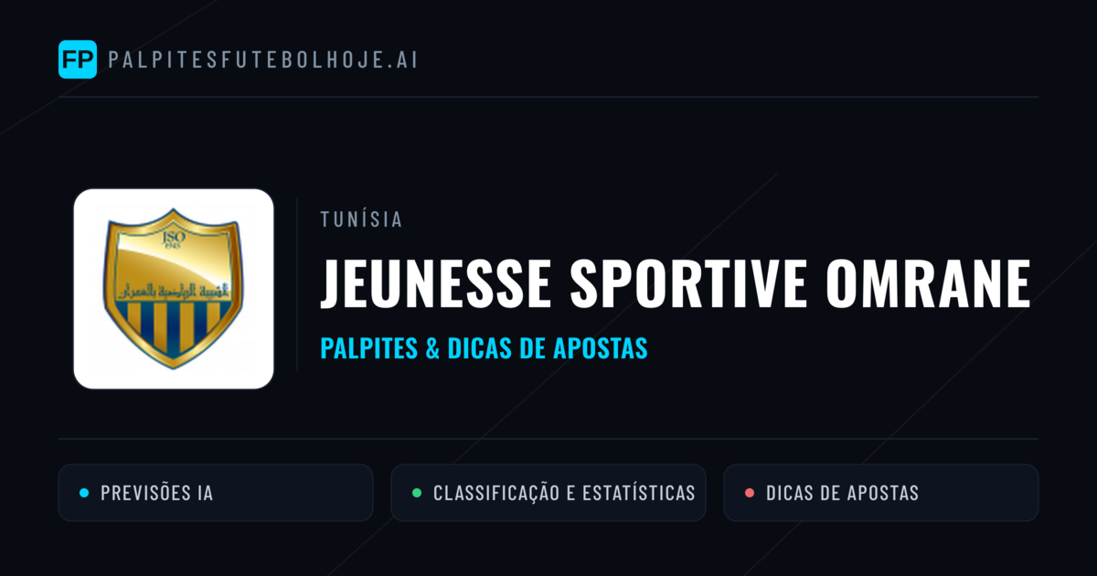 Jeunesse Sportive Omrane Palpites & Estatísticas